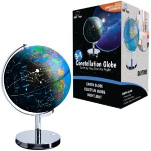 Illuminated Globe for Kids Learning - 9" Diameter